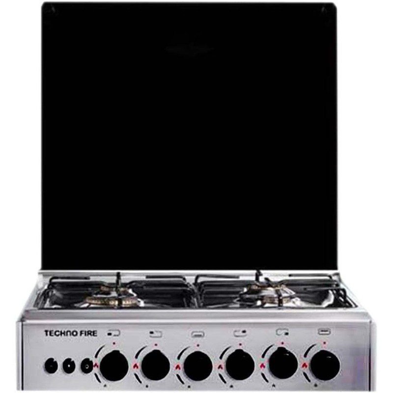 بوتاجاز تكنوفاير 4 شعلة 55×55 استانلس (TF-70-CG)2