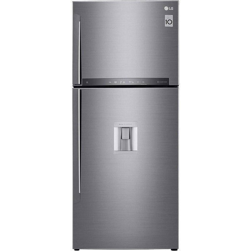 ثلاجة ال جي نوفروست انفرتر 509 لتر فضي GN-F722HLHL... main