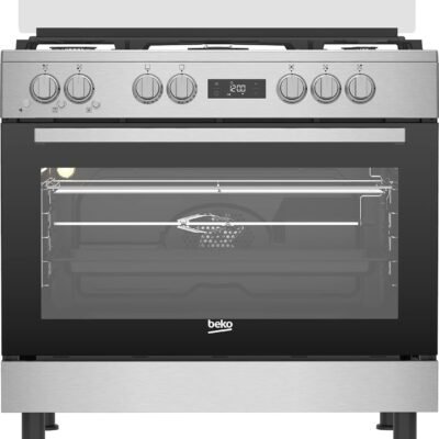 Beko Gas Cooker GGR15325FXNS – Stainless Steel