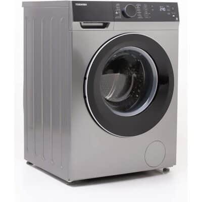 غسالة توشيبا اوتوماتيك 8 كيلو تحميل امامي – لون فضي TW-BJ90S2EGSK-8KG-Silver