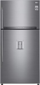 ثلاجة ال جي Gr-F822Hlhu - 27 قدم، فضي