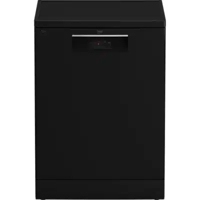 Beko 14-Place Dishwasher, Model BDFN15421B, Sleek Black