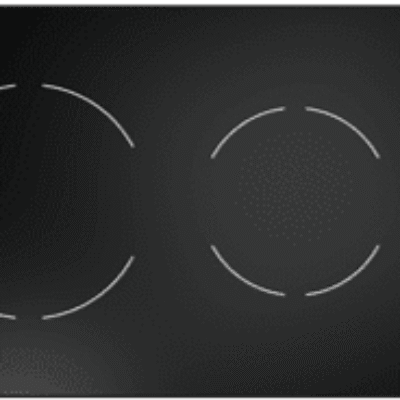 Fresh Built-in Electric Cooktop – 2 Burners, Italian, Black Glass-Ceramic Surface