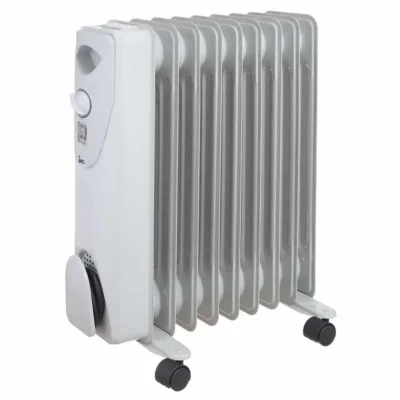 NGH-329 Oil Heater – 1500W, 9-Fin, White by Jack