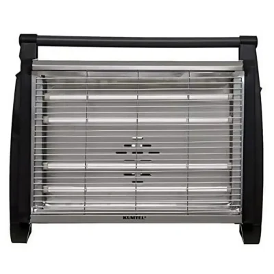 Hi-Way KH-2835 Four-Tube Halogen Heater – Excellent Heating Performance, Black