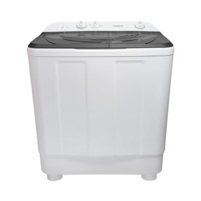 Tornado 10kg Semi-Automatic Washing Machine – Model TWH-Z10DNEP-W(BK) – White and Black