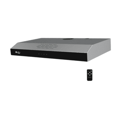 Built-In Purity Range Hood 90 cm, 3 Speeds, LED Lighting, Silver & Black