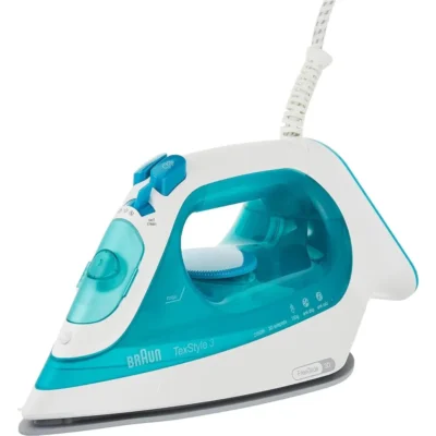 Braun TexStyle 3 Steam Iron 270 ml, 2350W, Turquoise/White