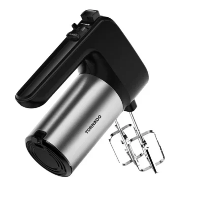 Tornado 300W Hand Mixer, 6 Speeds + Turbo, Black