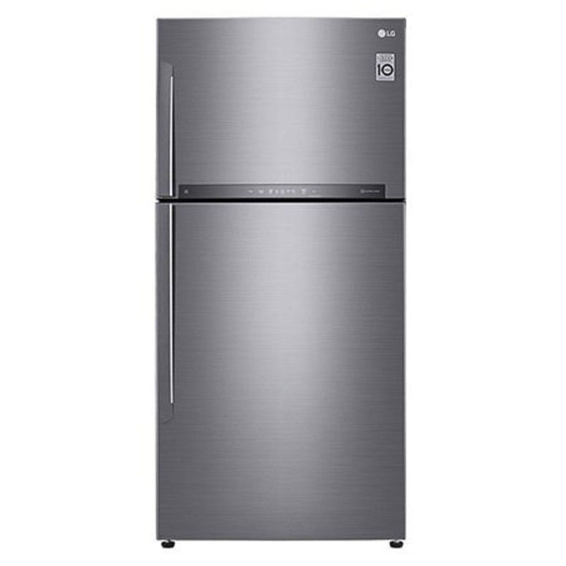 ثلاجة ال جي نوفروست 592 لتر موتور انفرتر فضي GR-H8... main