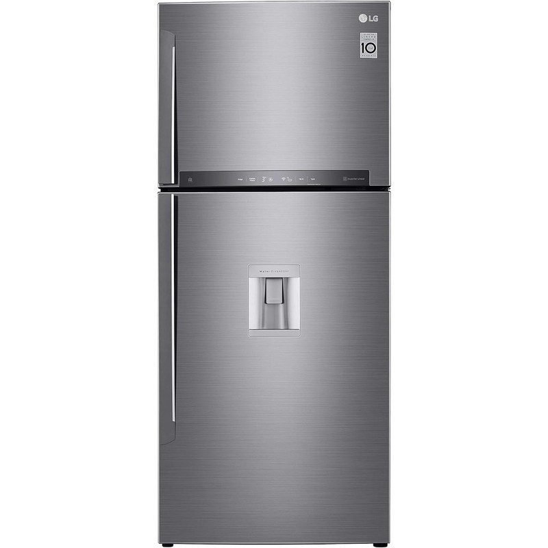 ثلاجة ال جي نوفروست انفرتر 509 لتر فضي GN-F722HLHL... main