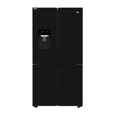 Beko No Frost 4-Door Refrigerator 565L Black – Modern Design and High Performance