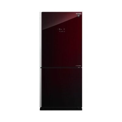Sharp 558L Red Inverter Fridge with Bottom Freezer – High Performance, Innovative Design