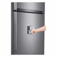 ثلاجة نوفروست ال جي 592 لتر موتور انفرتر فضي بأداء... 3