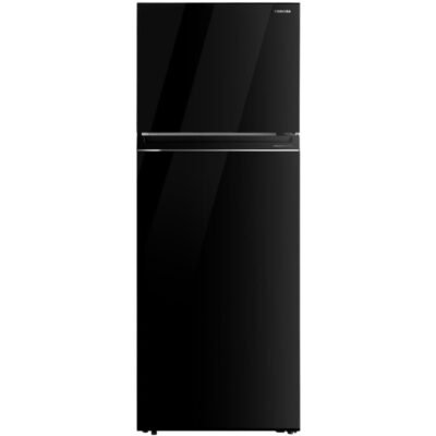 Toshiba No-Frost Media Fridge 463 L – Black Glass Inverter