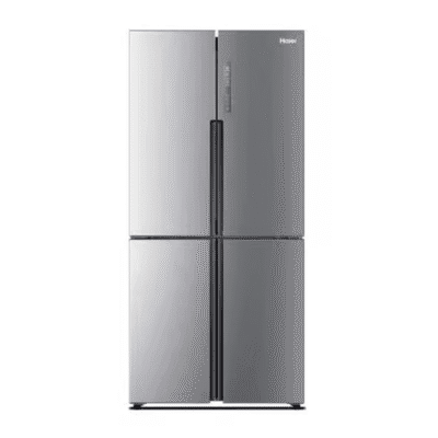 Haier 502L No-Frost 4-Door Inverter Fridge, Silver Ionix