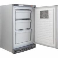 ديب فريزر الاسكا راسى 3 درج كنترول 135 لتر فضي - أ... 2