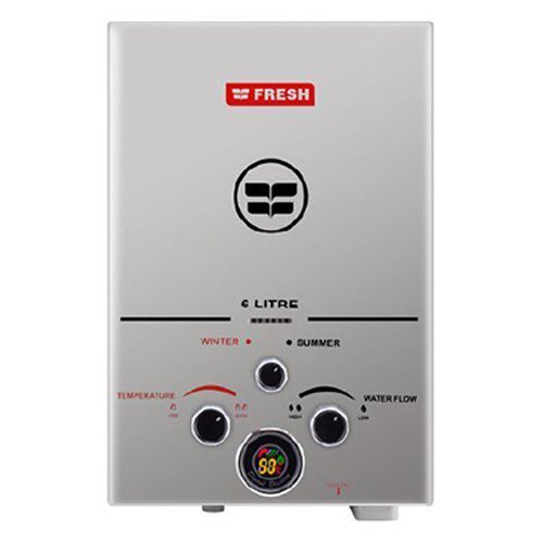 سخان مياة غاز فريش 6 لتر مع ادابتر - كفاءة وأمان ل... main