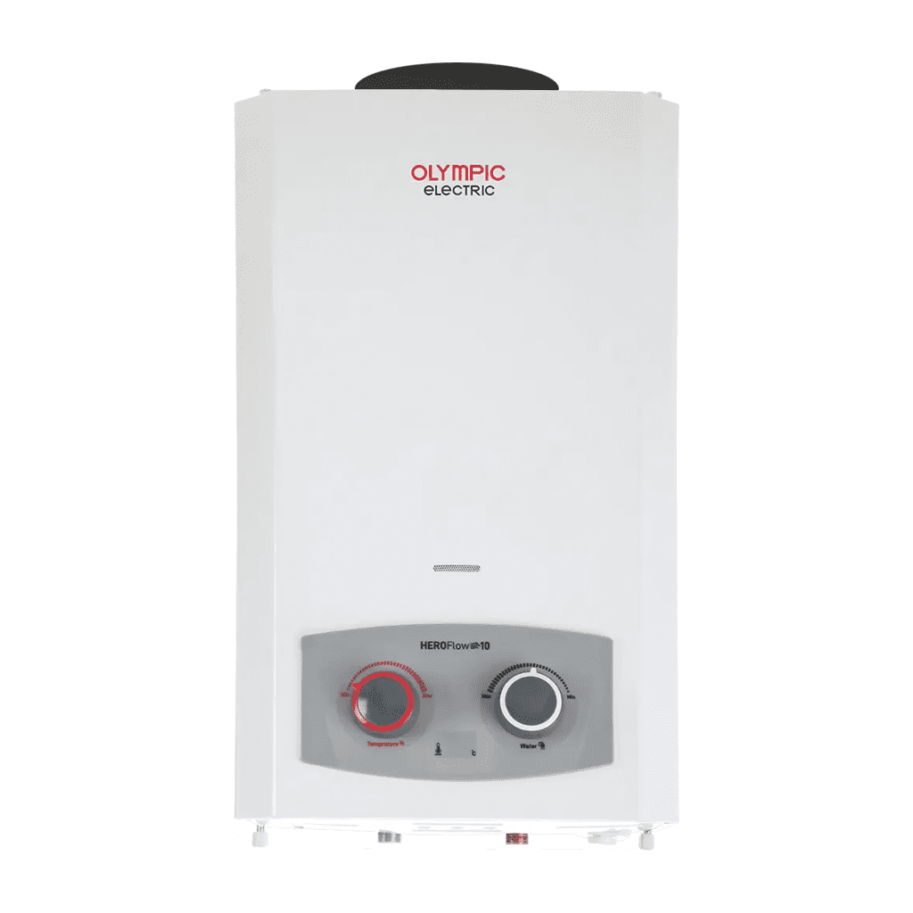 سخان مياه اولمبيك اليكتريك غاز 10 لتر بمدخنة وشاشة... main