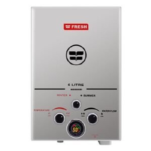 سخان مياه غاز 6 لتر فريش فضي بتقنية ذكية وأمان عال... main