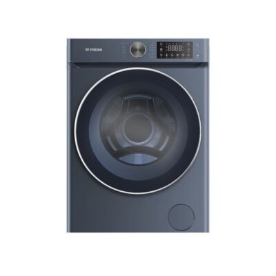 Fresh 9kg Automatic Washing Machine with Inverter – Direct Drive, Dark Blue, Deep Cleaning & High Efficiency