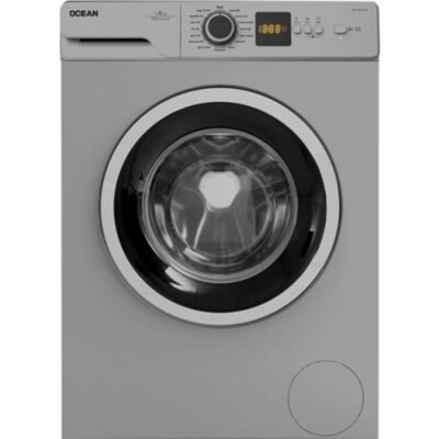 Ocean 8kg Front-Load Washer – Silver, High Performance