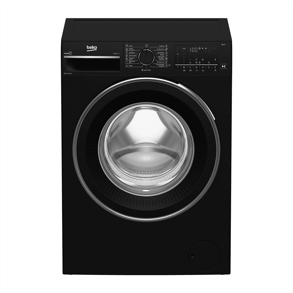 غسالة ملابس بيكو 9 كجم انفرتر أسود مع تقنية ProSma... main