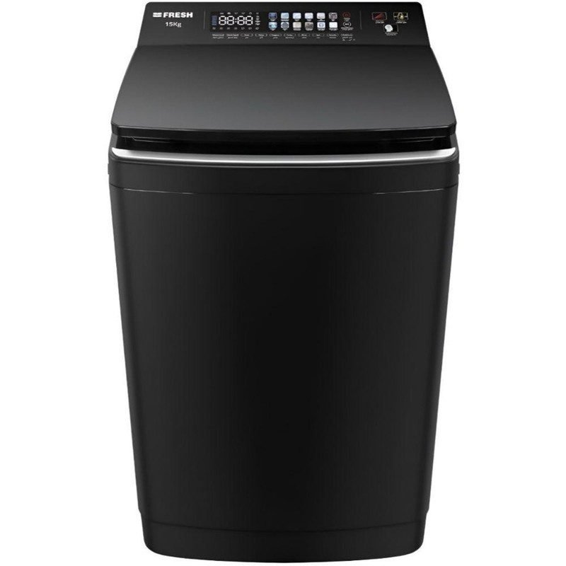 غسالة ملابس فريش تحميل علوى 15 كجم - تصميم أسود أن... main