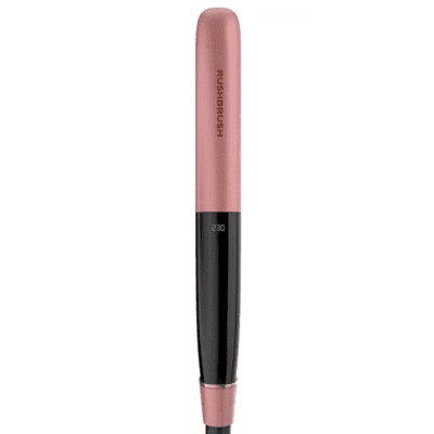 Rush Brush Hair Straightener – X1 Pro, Rose Gold Pink