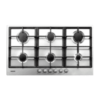 بوتاجاز هوفر مسطح بلت إن 6 شعلات غاز استانلس main