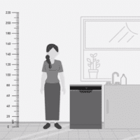 غسالة أطباق تورنيدو 12 فرد مع شاشة ديجيتال 2