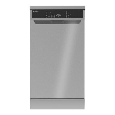 Sharp 10-Place Dishwasher 45 cm – Compact, Energy-Efficient with Digital Display