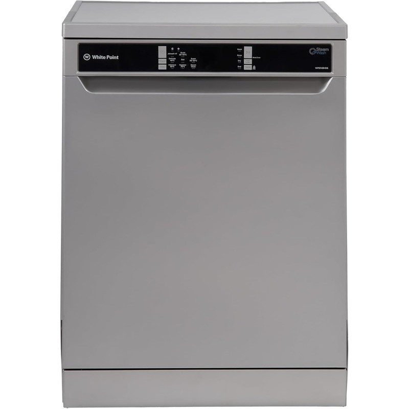 غسالة أطباق وايت بوينت الفضية بسعة 14 فرد main