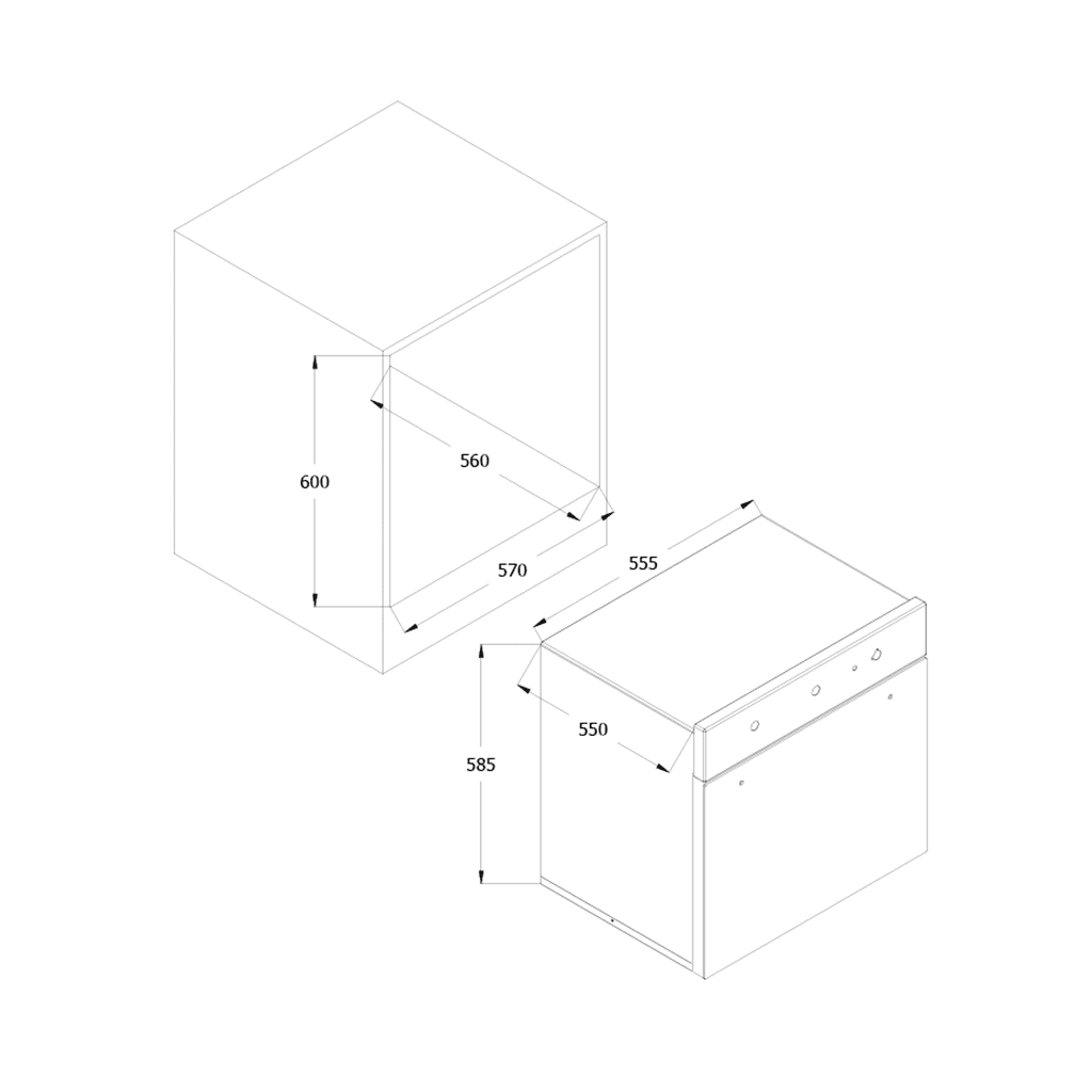 فرن بلت إن فريش 60 سم – أستانلس ستيل 2 فرن بلت إن فريش 60 سم – أستانلس ستيل 2