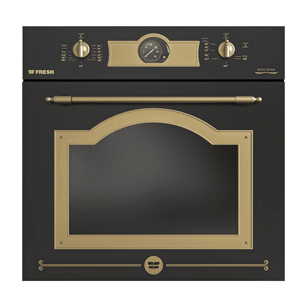 فرن بلت إن فريش 60 سم - روستيك أسود main