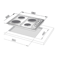 مطبخك بأناقة مع مسطح كهرباء البا بلت ان 4 شعلة 2