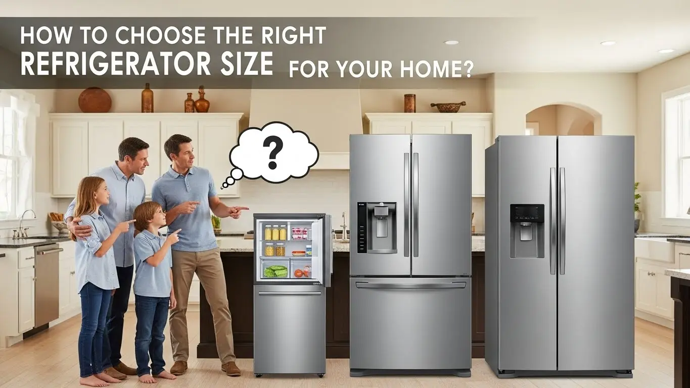 How to Choose the Right Refrigerator Size for Your Home