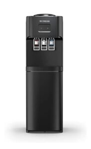 مبرد مياه فريش 3 حنفية، بارد -ساخن- فاتر ،مزود بحافظة،لون أسود، FW-16VCB2