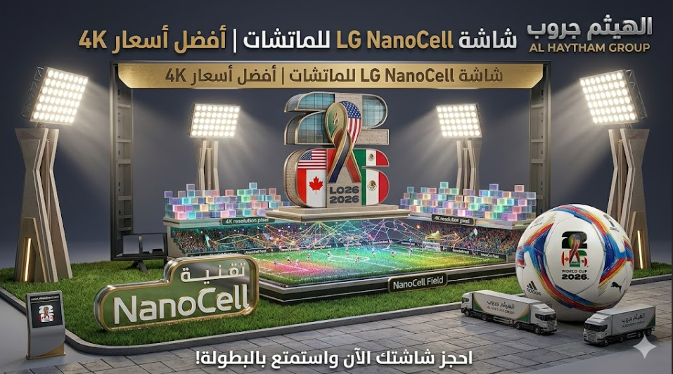 شاشة LG NanoCell للماتشات | أفضل أسعار 4K من الهيثم جروب