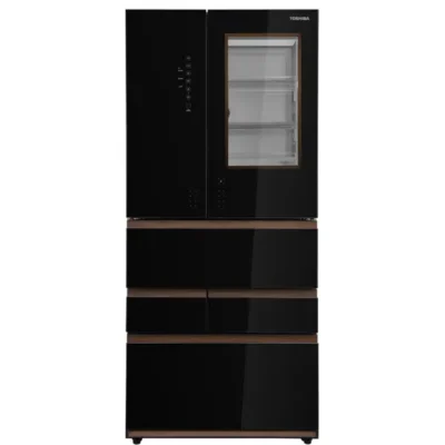ثلاجة توشيبا 683 لتر مرآة سوداء – GR-RM921WI-PGN(B1) NEW